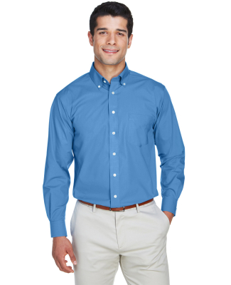 D620 Devon & Jones Men's Crown Collection Solid Br in French blue