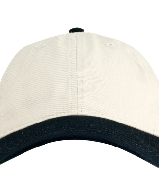 econscious EC7000 Organic Twill Dad Hat in Oyster/ black