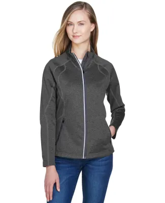 78174 North End Gravity Ladies' Performance Fleece CARBON HEATHER