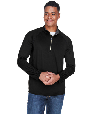 88187 North End Radar Men's Half-Zip Performance L in Black