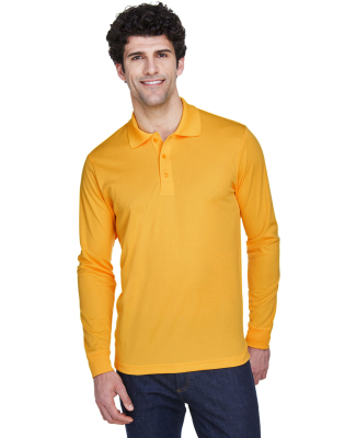 88192 Core 365 Pinnacle  Men's Performance Long Sl in Campus gold