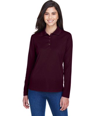 78192 Core 365 Pinnacle Ladies' Performance Long S in Burgundy