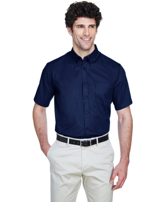 88194 Core 365 Men's Optimum Short-Sleeve Twill Sh in Classic navy