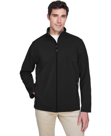 88184T Ash City - Core 365 Men's Tall Cruise Two-L in Black