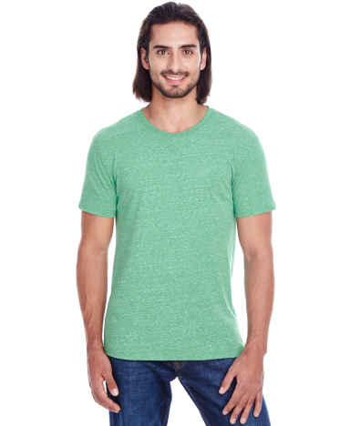 102A Threadfast Apparel Unisex Triblend Short-Slee in Green triblend