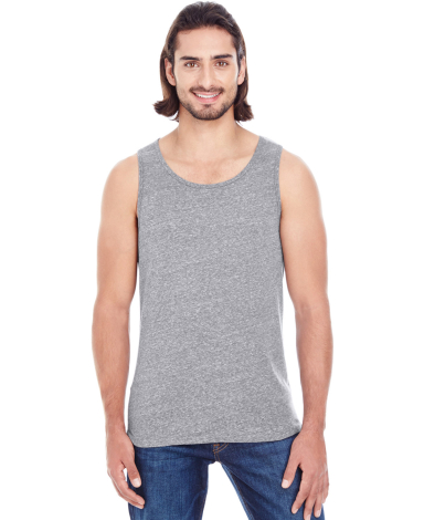 102C Threadfast Apparel Unisex Triblend Tank in Grey triblend