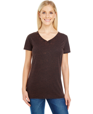 215B Threadfast Apparel Ladies' Cross Dye Short Sl in Flame
