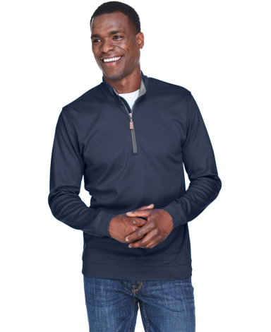 DG479 Devon & Jones Men's DRYTEC20™ Performance in Navy/ grey heather/ graphite