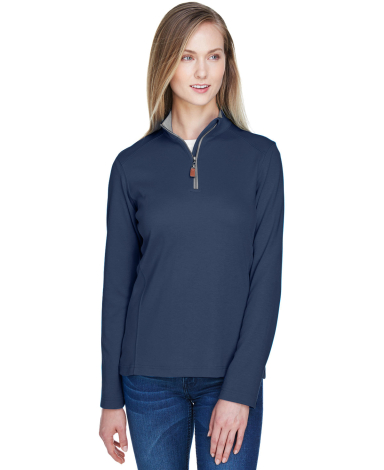 DG479W Devon & Jones Ladies' DRYTEC20™ Performan in Navy/ grey heather/ graphite