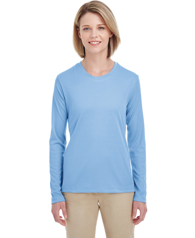 UltraClub 8622W Ladies' Cool & Dry Performance Lon in Columbia blue