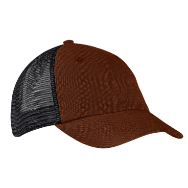 econscious EC7095 6.8 oz. Hemp Washed Soft Mesh Tr in Sienna/ black