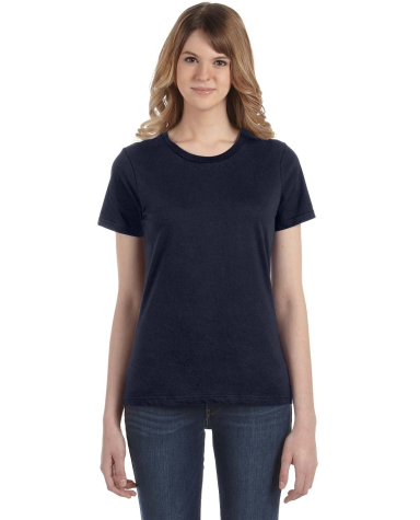 Anvil 880 Women's Lightweight Ringspun T-Shirt by in Navy