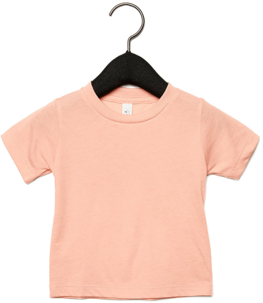 3413B Bella + Canvas Triblend Baby Short Sleeve Te in Peach triblend
