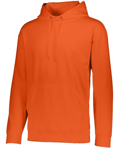Augusta Sportswear 5505 Wicking Fleece Hoodie in Orange