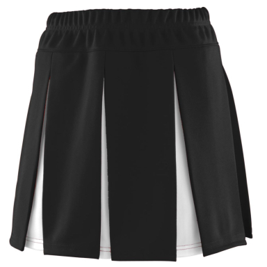 Augusta Sportswear 9115 Women's Liberty Skirt in Black/ white
