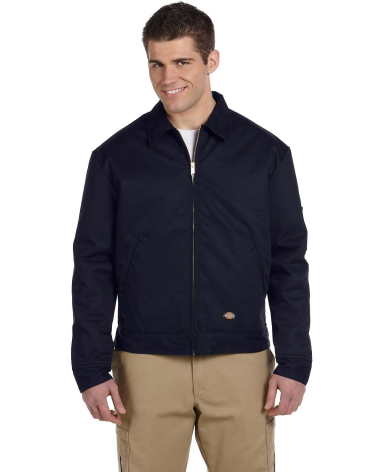 TJ15 Dickies Eisenhower Classic Lined Jacket in Dark navy