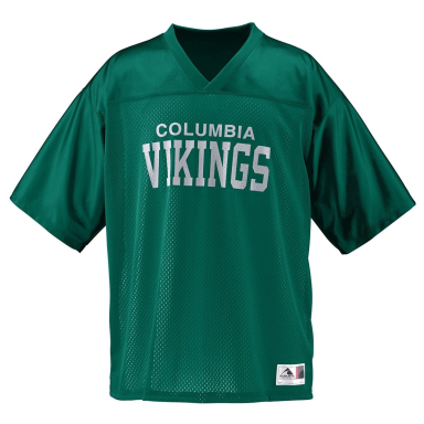 Augusta Sportswear 258 Youth Stadium Replica Jerse in Dark green