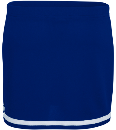 Augusta Sportswear 9126 Girls' Energy Skirt in Navy/ white