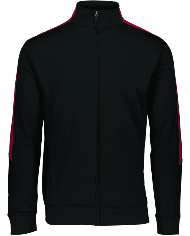 Augusta Sportswear 4396 Youth Medalist Jacket 2.0 in Black/ red