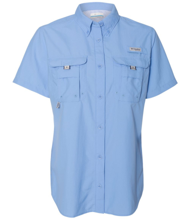 Columbia Sportswear 7313 Ladies' Bahama™ Short-S in White cap blue