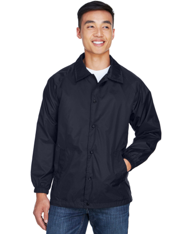 Harriton M775 Adult Nylon Staff Jacket in Navy
