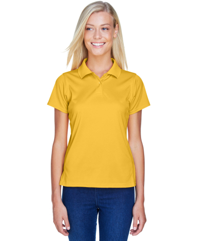 Harriton M315W Ladies' 4 oz. Polytech Polo in Gold