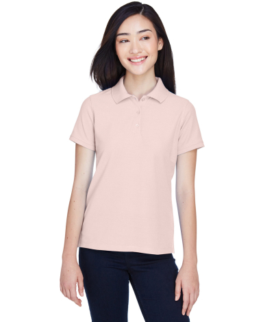 Harriton M280W Ladies' 5 oz. Blend-Tek™ Polo in Blush