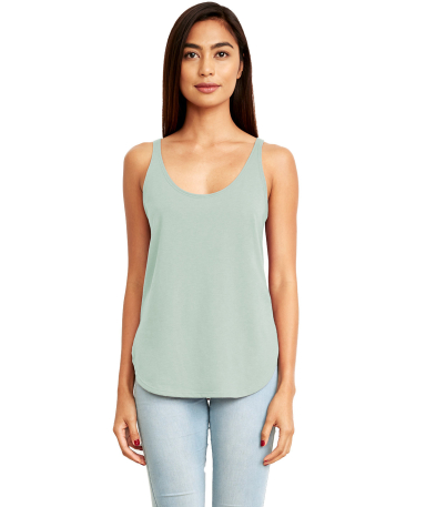 Next Level Apparel 5033 Women's Festival Tank in Stonewash green