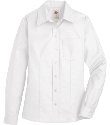 Dickies FL254 Ladies' Long-Sleeve Stretch Oxford Shirt Catalog