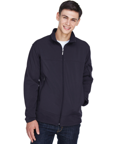 North End 88099 Men's Three-Layer Fleece Bonded Pe in Midnight navy