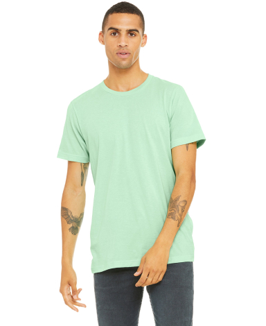 BELLA+CANVAS 3413 Unisex Howard Tri-blend T-shirt in Mint triblend