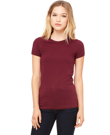 BELLA 6004 Womens Favorite T-Shirt in Maroon
