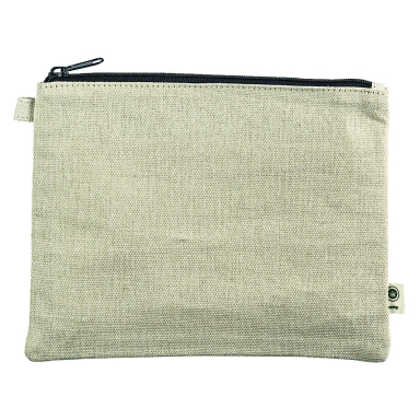 econscious EC8402 Hemp Pouch in Natural/ black