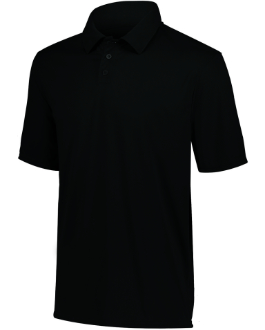 Augusta Sportswear 5018 Youth Vital Polo in Black