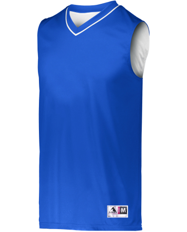 Augusta Sportswear 153 Youth Reversible Two-Color in Royal/ white