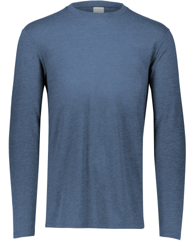 Augusta Sportswear 3076 Youth 3.8 oz., Tri-Blend L in Navy heather
