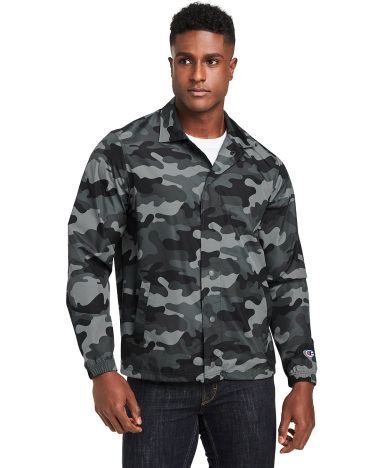 Champion Clothing CO126 Men's Coach's Jacket in Concrete camo