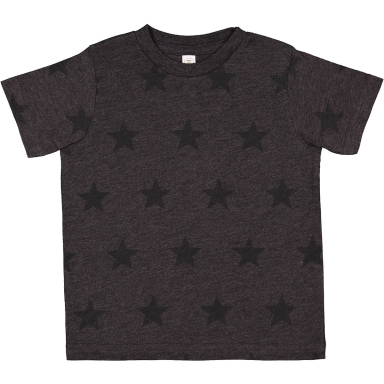 Code V 3029 Toddler Five Star T-Shirt in Smoke star