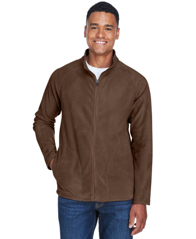 Team 365 TT90 Men's Campus Microfleece Jacket in Sport dark brown