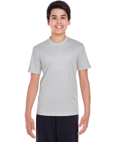 Team 365 TT11Y Youth Zone Performance T-Shirt in Sport silver