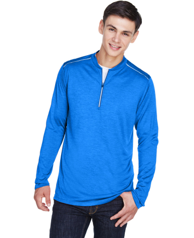 Core 365 CE401 Men's Kinetic Performance Quarter-Z in True royal/ carbon