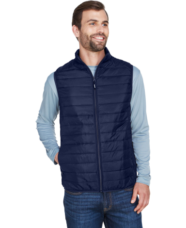 Core 365 CE702 Men's Prevail Packable Puffer Vest in Classic navy