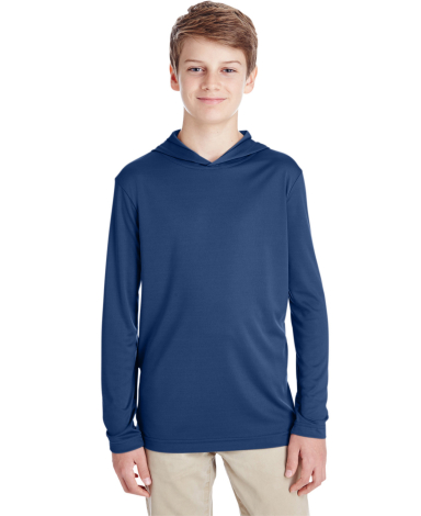 Team 365 TT41Y Youth Zone Performance Hoodie in Sport dark navy