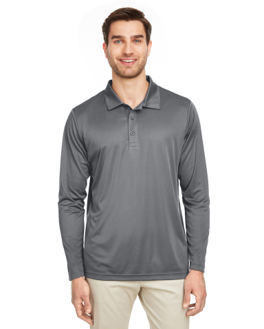 Team 365 TT51L Men's Zone Performance Long Sleeve in Sport graphite
