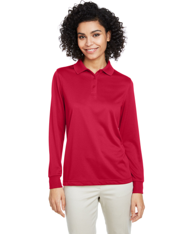 Harriton M348LW Ladies' Advantage Snag Protection in Red