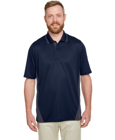 Harriton M386 Men's Flash Snag Protection Plus IL in Dark navy/ dark charcoal