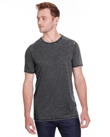 J America 8115 Adult Vintage Zen Jersey T-Shirt TWISTED BLACK