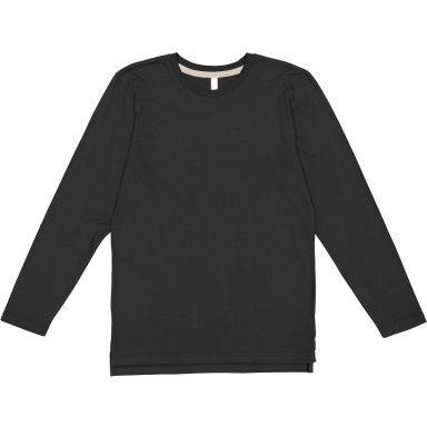 LA T 6918 Men's Fine Jersey Long-Sleeve in Black