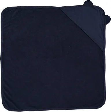 Rabbit Skins 1013 Infant Hooded Terry Cloth Towel in Navy