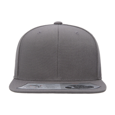 Yupoong-Flex Fit 110F Adult Wool Blend Snapback C in Grey